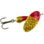 Panther Martin Hammered Regular In-Line Spinner, #6, 1/4 oz Yellow Red, 6PMHM-HYR