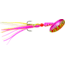 Panther Martin Hammered UV Hoochie Skirt In-Line Spinner, #15, 1/2 oz, Yellow &amp; Pink, 15PMSSTUVHHHHYPT