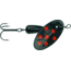 Panther Martin In-Line Spinner, #4, 1/8 oz, Spotted Black with Fluorescent, 4PMBFL