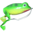Panther Martin Superior Frog, Floating, Green &amp; White Belly, #3, FROG3-GW