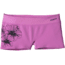 Active Mesh Boy Shorts - Womens-Waterflower Graphic/Mock Purple-Small