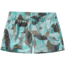 Barely Baggies Shorts - Womens-Hibiscus Field Petite/Howling Turquoise-Large