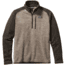 Patagonia Better Sweater 1/4 Zip - Men's-Pale Khaki/Dark Walnut-Small