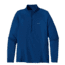 Patagonia Capilene 2 Lightweight Long Sleeve Zip-Neck - Men's-Channel Blue/Bandana Blue-Large
