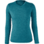 Patagonia Capilene Daily Long Sleeve T-Shirt-Women's-Elwha Blue/Navy Blue X-Dye-Large