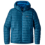 Patagonia Down Sweater Hoody - Men's -Big Sur Blue-Small