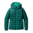 Patagonia Down Sweater Hoody - Womens-Arbor Green-X-Small