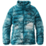 Patagonia Down Sweater Jacket - Girl's-Small-Moontree/Deep Sea Blue