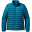 Down Sweater - Mens-X-Small-Underwater Blue/French Red