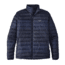 Patagonia Down Sweater - Mens-Small-Distressed Stripe/Navy Blue