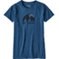 Patagonia Eat Local Upstream Cotton/Poly Responsibili-Tee - Women's-Glass Blue-X-Small
