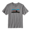 Patagonia Fitz Roy Banner Cotton T-Shirt - Men's -Gravel Heather-X-Small