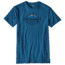 Patagonia Fitz Roy Crest Cotton/Poly T-Shirt - Men's-Big Sur Blue-Large