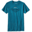 Patagonia Fitz Roy Crest Cotton/Poly T-Shirt - Men's-Deep Sea Blue-Small