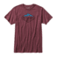Fitz Roy Crest Cotton/Poly T-Shirt - Mens-Oxblood Red-Large