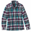 Patagonia Fjord Flannel Long Sleeve Shirt - Women's-Bay Laurel/Forge Grey-6