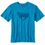 Patagonia Groovy Type Cotton T-Shirt - Men's-Grecian Blue-Large