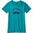 Patagonia Hazy Peaks Cotton/Poly Crew-Elwha Blue-Large