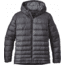 Patagonia Hi-Loft Down Hoody - Men's-Forge Grey/Nouveau Green-X-Small