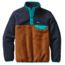 Patagonia Lightweight Synchilla Snap-T Pullover - Boy's-Saddle-X-Small
