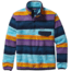 Lightweight Synchilla Snap-T Pullover - Mens-X-Small-Painted Fitz Stripe/Navy Blue