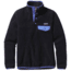 Lightweight Synchilla Snap-T Pullover - Womens-Black/Violet Blue-X-Small