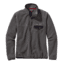 Patagonia Lightweight Synchilla Snap-T Pullover - Womens-Nickel/Navy Blue-Large