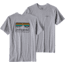 Patagonia Line Logo Badge Cotton/Poly Responsibili-Tee - Men's-Drifter Grey-X-Large