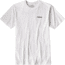 Patagonia Line Logo Badge Cotton/Poly Responsibili-Tee - Men's-White/Smolder Blue-Medium