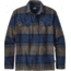 Patagonia Long Sleeve Fjord Flannel Shirt - Men's-Blanket Stripe/Navy Blue-X-Small
