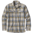 Patagonia Long Sleeve Fjord Flannel Shirt - Men's-Blue Ox/Tailored Grey-Medium