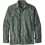 Patagonia Long Sleeve Fjord Flannel Shirt - Men's-Salty Flats/Buffalo Green-Medium