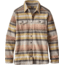 Patagonia Long Sleeve Fjord Flannel Shirt - Womens-Blanket Stripe/Peach Sherbet-10