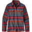 Patagonia Long Sleeve Fjord Flannel Shirt - Womens-Blanket Stripe/Roots Red-6