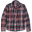 Patagonia Long Sleeve Lightweight Fjord Flannel Shirt - Men's -Rootsy/Cinder Red-X-Small