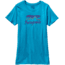 Patagonia Morning Glow Cotton/Poly Crew T-Shirt - Women's-Grecian Blue-Large