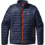 Patagonia Nano Puff Jacket - Men's-Small-Navy Blue/Paintbrush Red