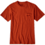Patagonia P-6 Logo Cotton Pocket T-shirt - Men's-Roots Red-Small