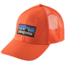 Patagonia P-6 Logo LoPro Trucker Hat - Men's-Campfire Orange-One Size
