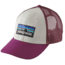 Patagonia P-6 Logo LoPro Trucker Hat - Men's-White/Violet Red-One Size