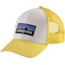 Patagonia P-6 Logo LoPro Trucker Hat - Men's-White/Yoke Yellow-One Size