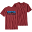 Patagonia P-6 Logo Short Sleeve T-Shirt - Men's-Small-Adzuki Red