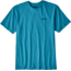 Patagonia P-6 Logo Short Sleeve T-Shirt - Men's-Small-Filter Blue