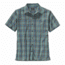 Patagonia Puckerware Short Sleeve Shirt - Men's -Boomkin/Grecian Blue-Small