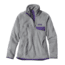 Patagonia Re-Tool Snap-T Pullover - Womens-Tailored Grey Nickel/Concord Purple-Large