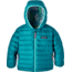 Patagonia Reversible Down Sweater Hoody - Baby-Cross Current/Elwha Blue-6M