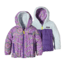 Patagonia Reversible Honey Puff Hoody - Baby-Winter Weave/Light Acai-3T