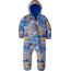 Patagonia Reversible Puff-Ball Bunting - Baby-Tributary Totem/Drifter Grey-0M