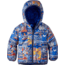 Patagonia Reversible Puff-Ball Jacket - Baby-Tributary Totem/Drifter Grey-12M