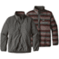 Patagonia Reversible Snap-T Glissade Pullover - Men's-Forge Grey-Small